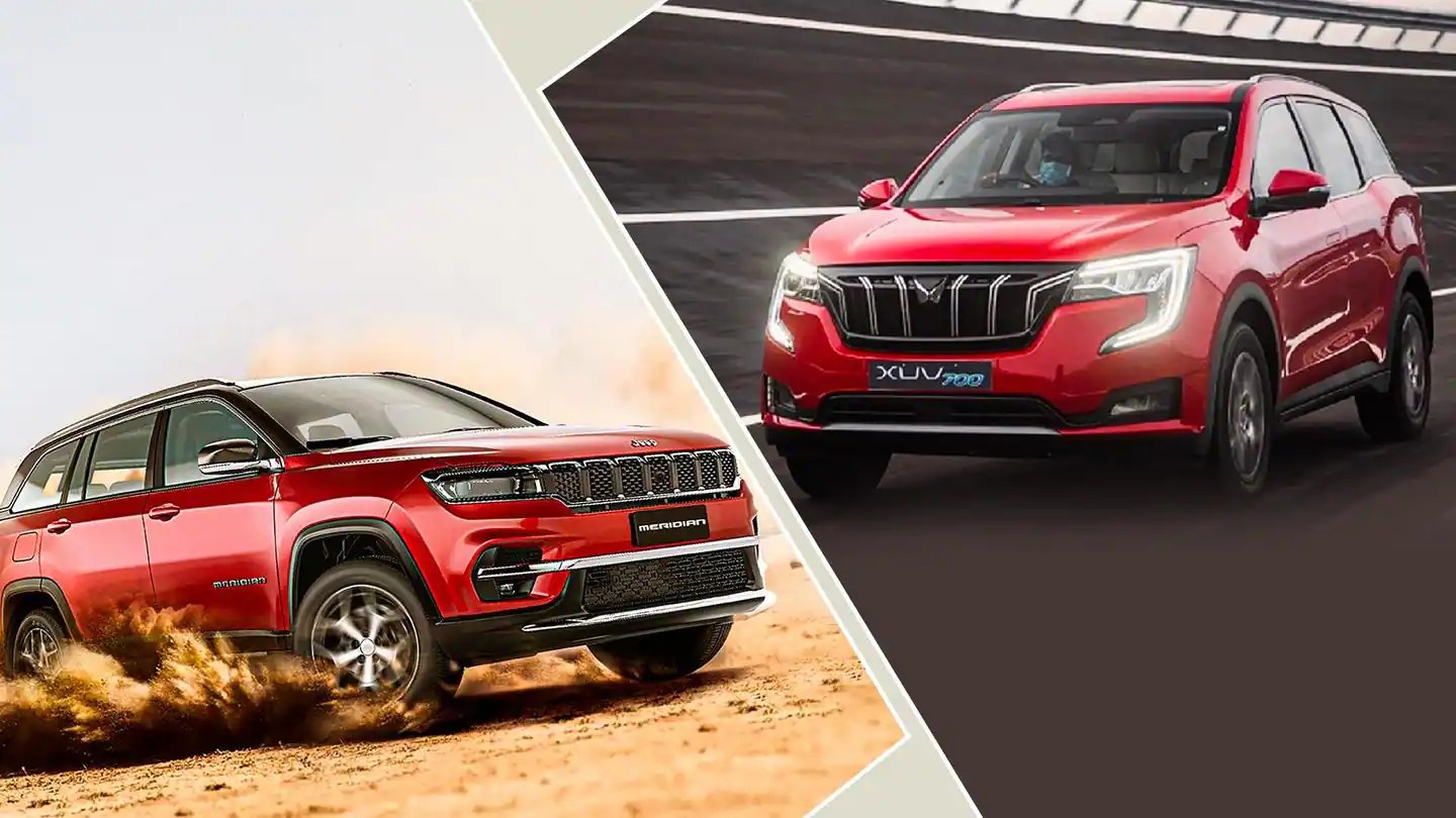 Jeep Meridian v/s Mahindra XUV700 Which one is better?