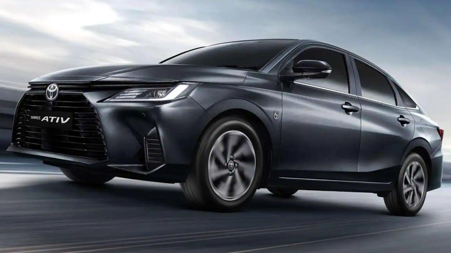 2023 Toyota Yaris Ativ Sedan Goes Official With Sporty Looks | Newsbytes