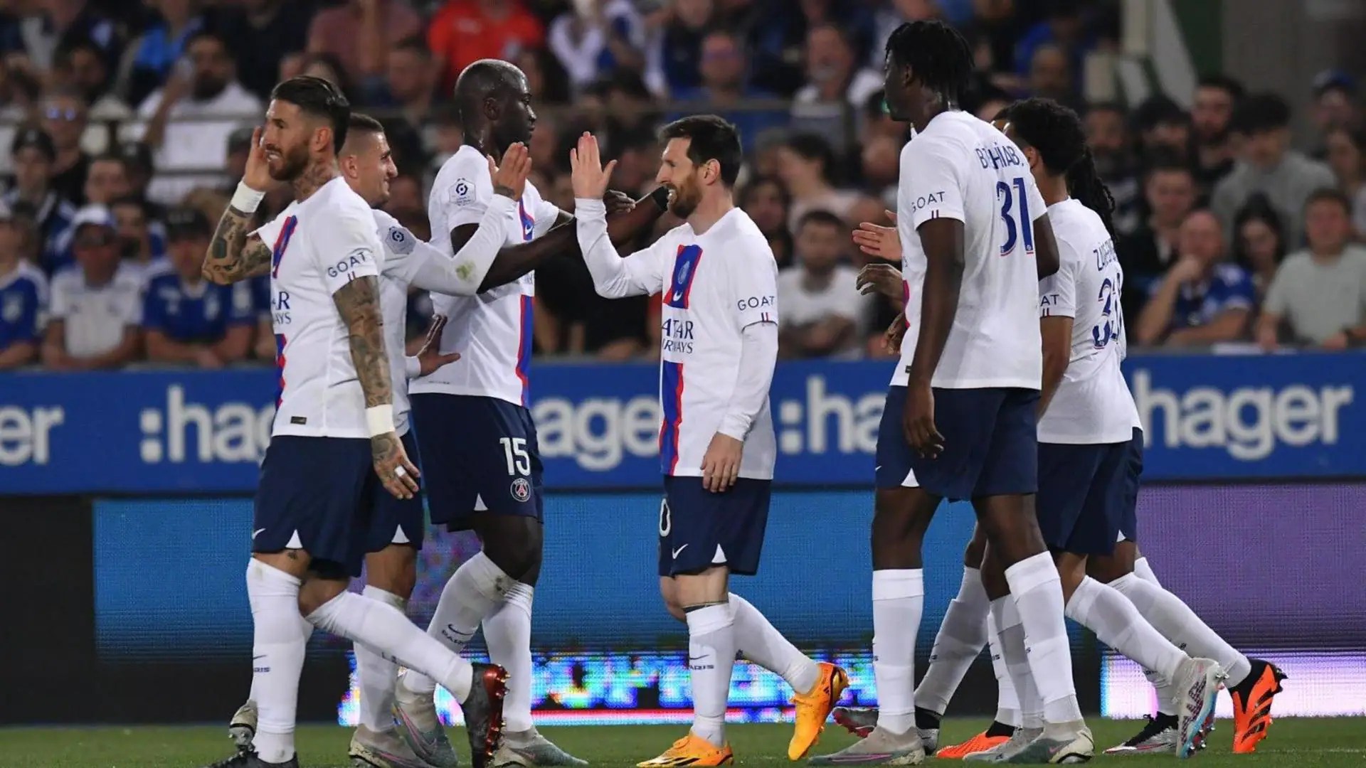 Paris SaintGermain win the Ligue 1 202223 title Key stats