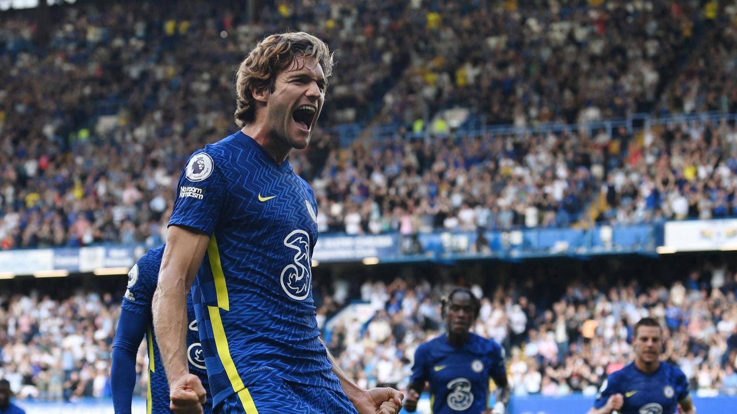 Premier League 202122 Rampant Chelsea thrash Crystal Palace NewsBytes