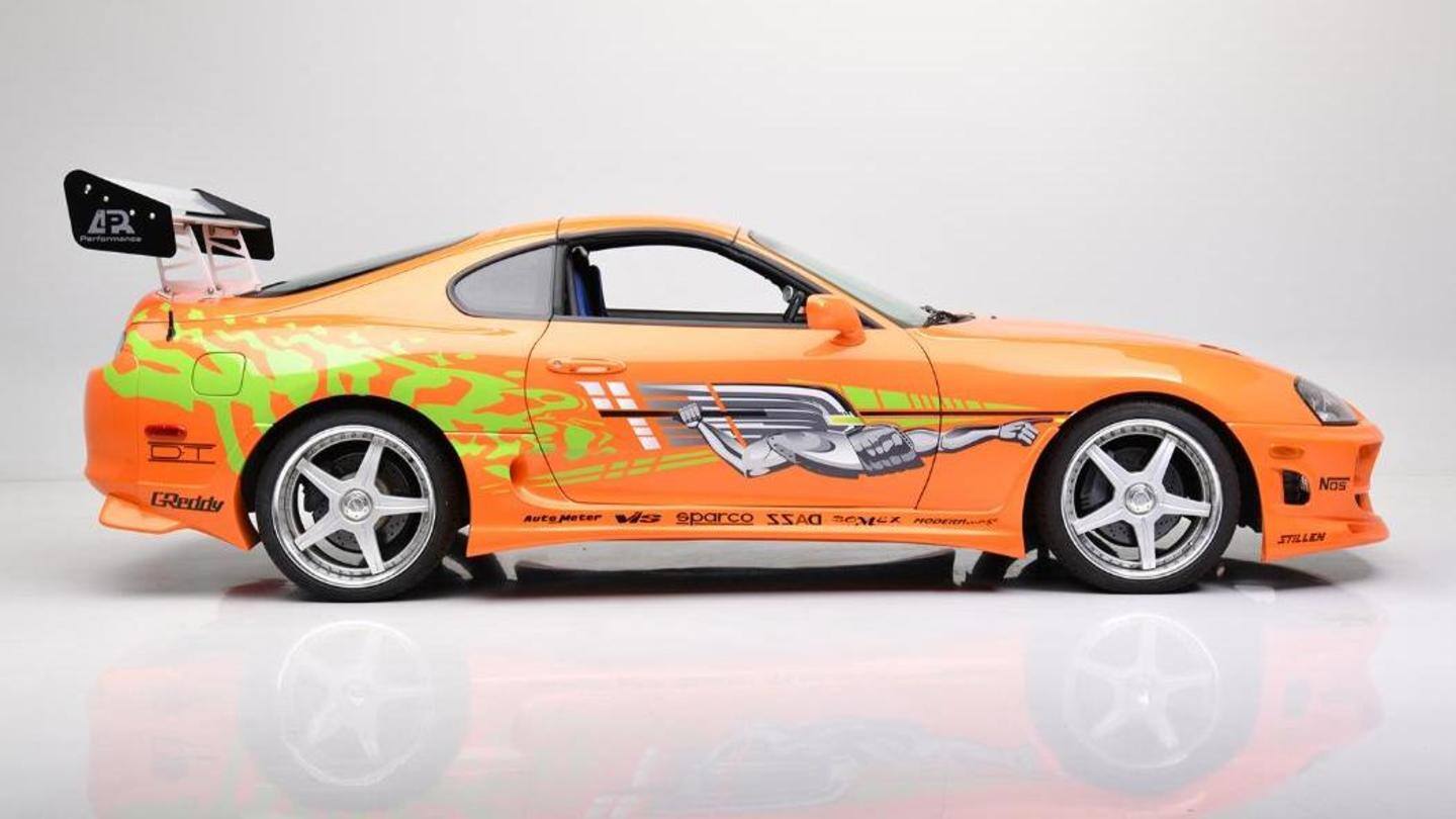 Paul Walker's Toyota Supra sold for around Rs. 4 crore NewsBytes