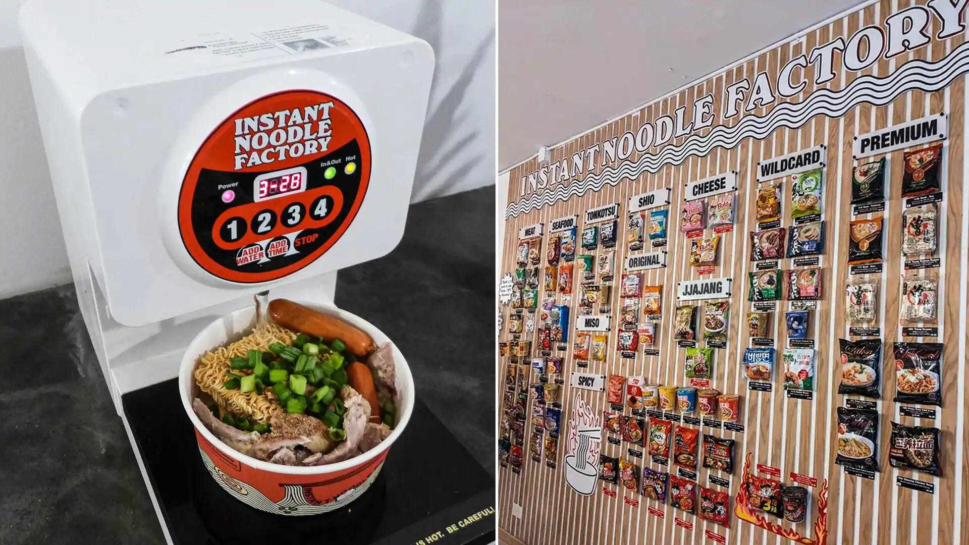 NYC Restaurant serves instant ramen that you cook yourself