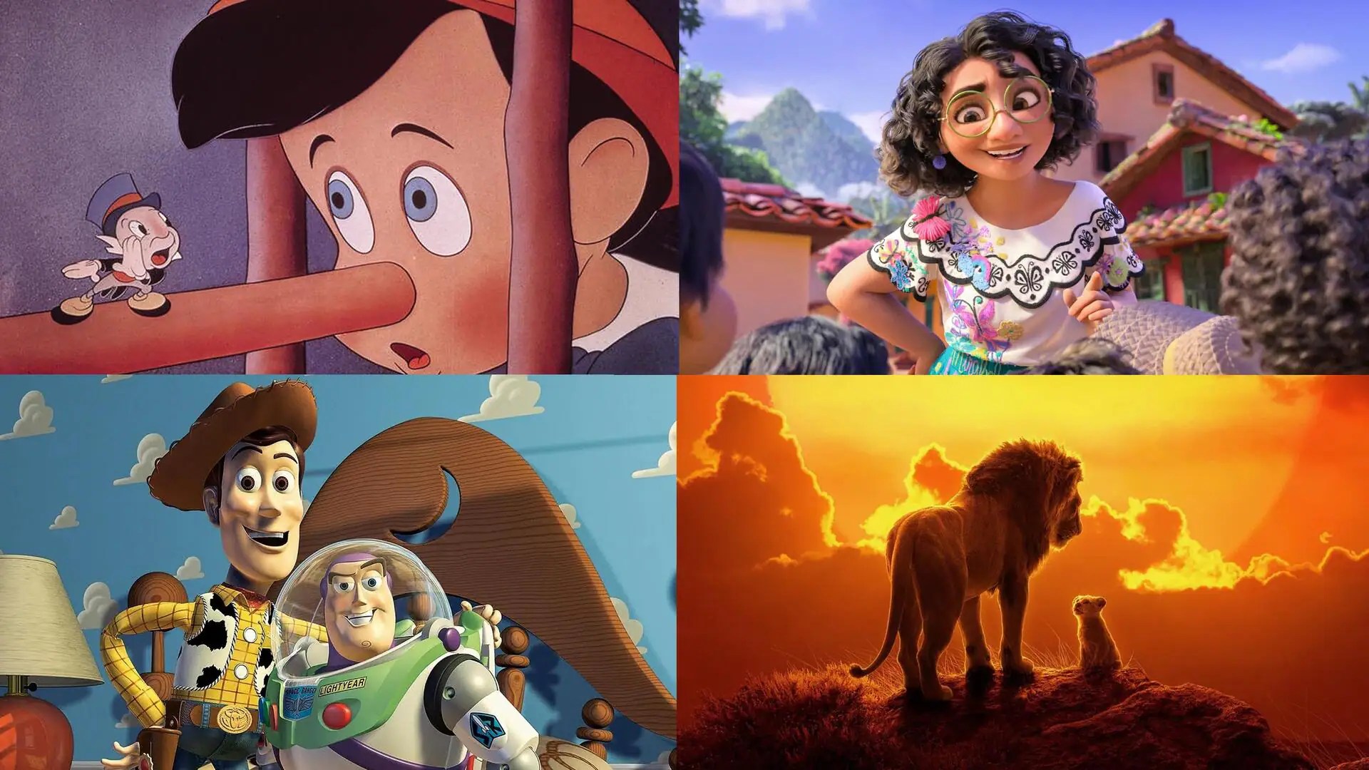 'Pinnochio' to 'The Lion King' Most popular Disney movies