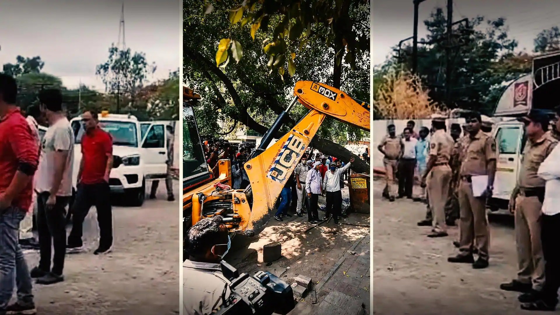 Delhi Temple, dargah demolished in Bhajanpura under tight security