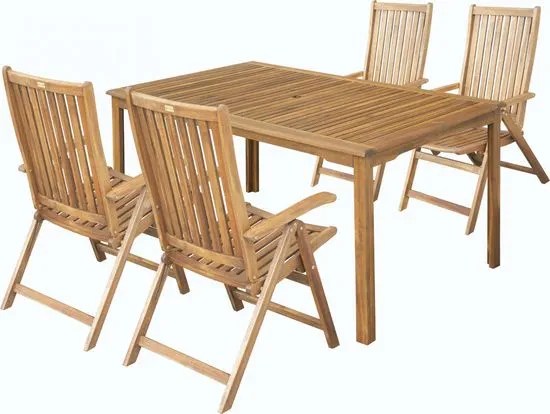 Fieldmann Drveni Vrtni Namjestaj Calypso 4 Mall Hr