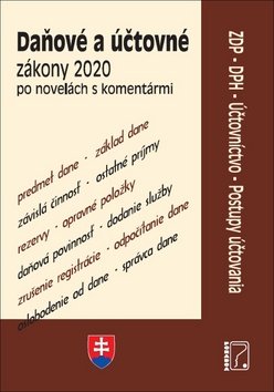 Danove A Uctovne Zakony 2020 Po Novelach S Komentarmi Zdp Dph Uctovnictvo Postupy Uctovania Mall Cz