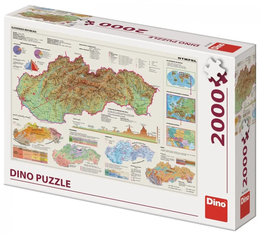 Dino Mapa Slovenska 2000 Dilku Mall Cz
