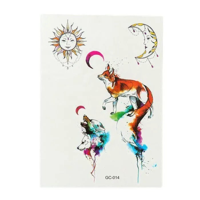 Kraftika Tetovani Na Barve Tela Akvarel Predators Mix 29x17 Cm Mall Cz