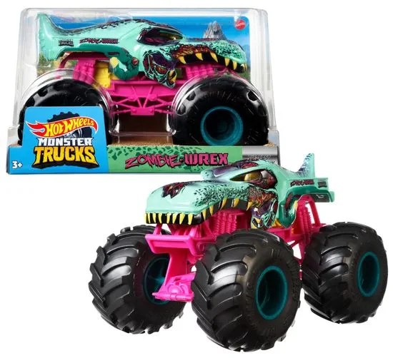 Hot Wheels Monster trucks Veľký truck Zombie Wrex MALL.SK