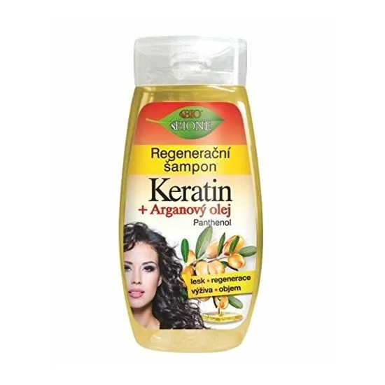 Bione Cosmetics Regeneracny Sampon Keratin Arganovy Olej S Panthenolom 260 Ml Mall Sk