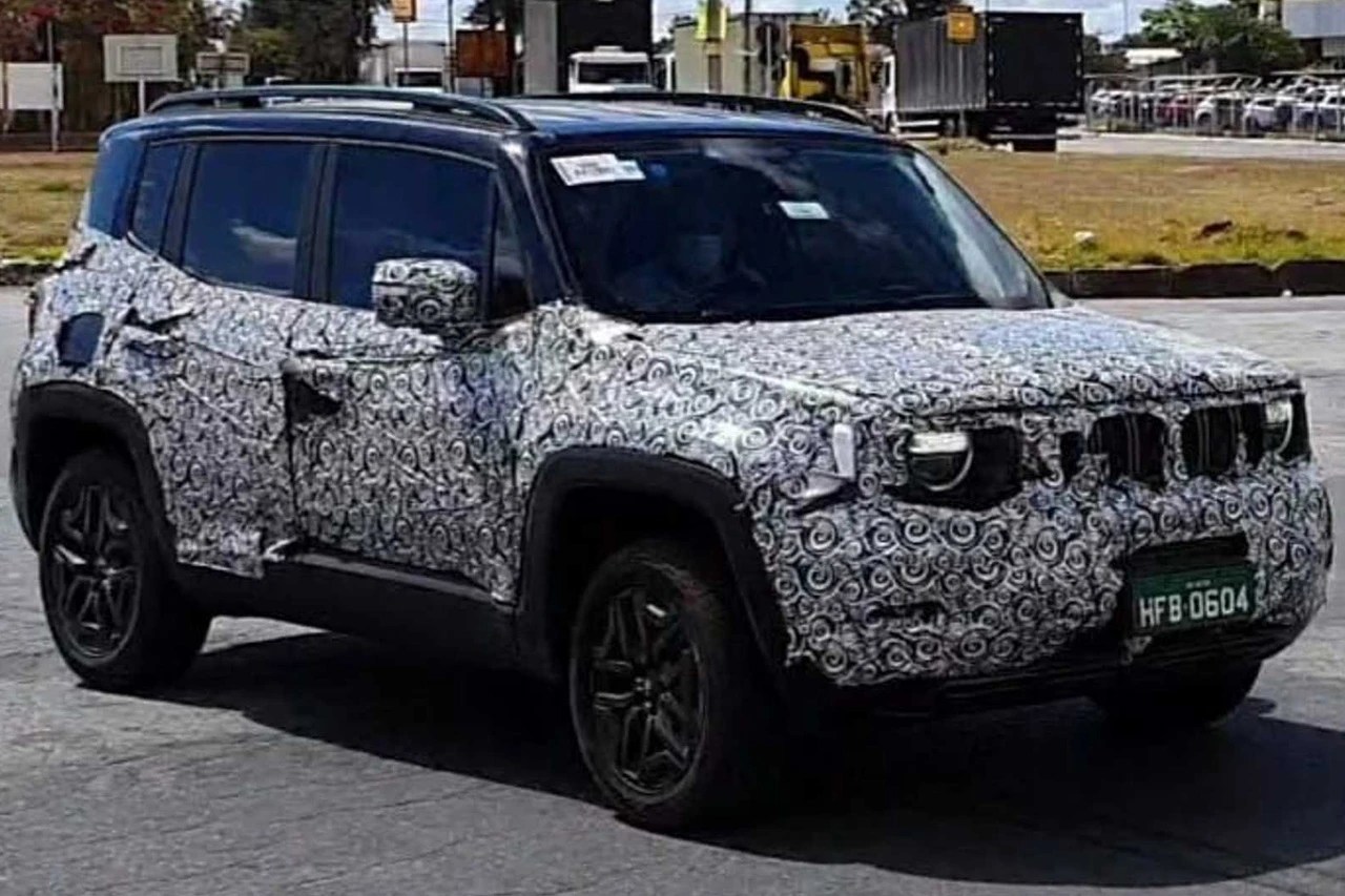 jeep renegade 2023 На Тестах Замечен Обновленный Внедорожник Jeep Renegade 2023