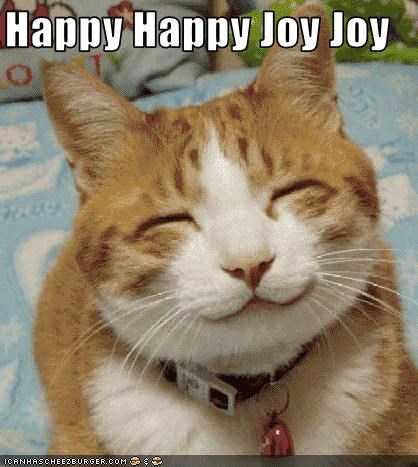 25 Best Memes About Happy Happy Joy Joy Meme Happy Happy Joy
