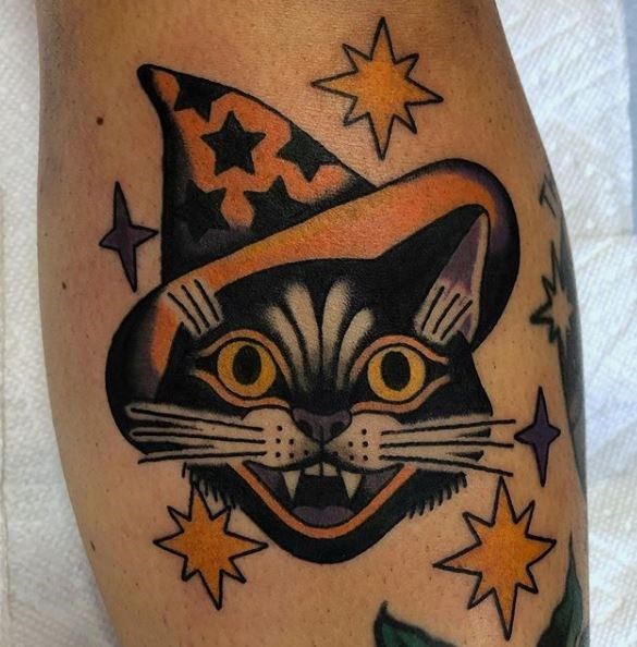 Cattoos: Gorgeous Intricate And Simple Cat Tattoos - I Can Has Cheezburger? 594_x_585_jpg