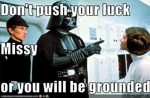 If You Push Your Luck Too Hard Fortune S Muscles Might Tear