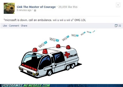 microsoft is down. call an ambulance. wii u wii u wii u Video Games