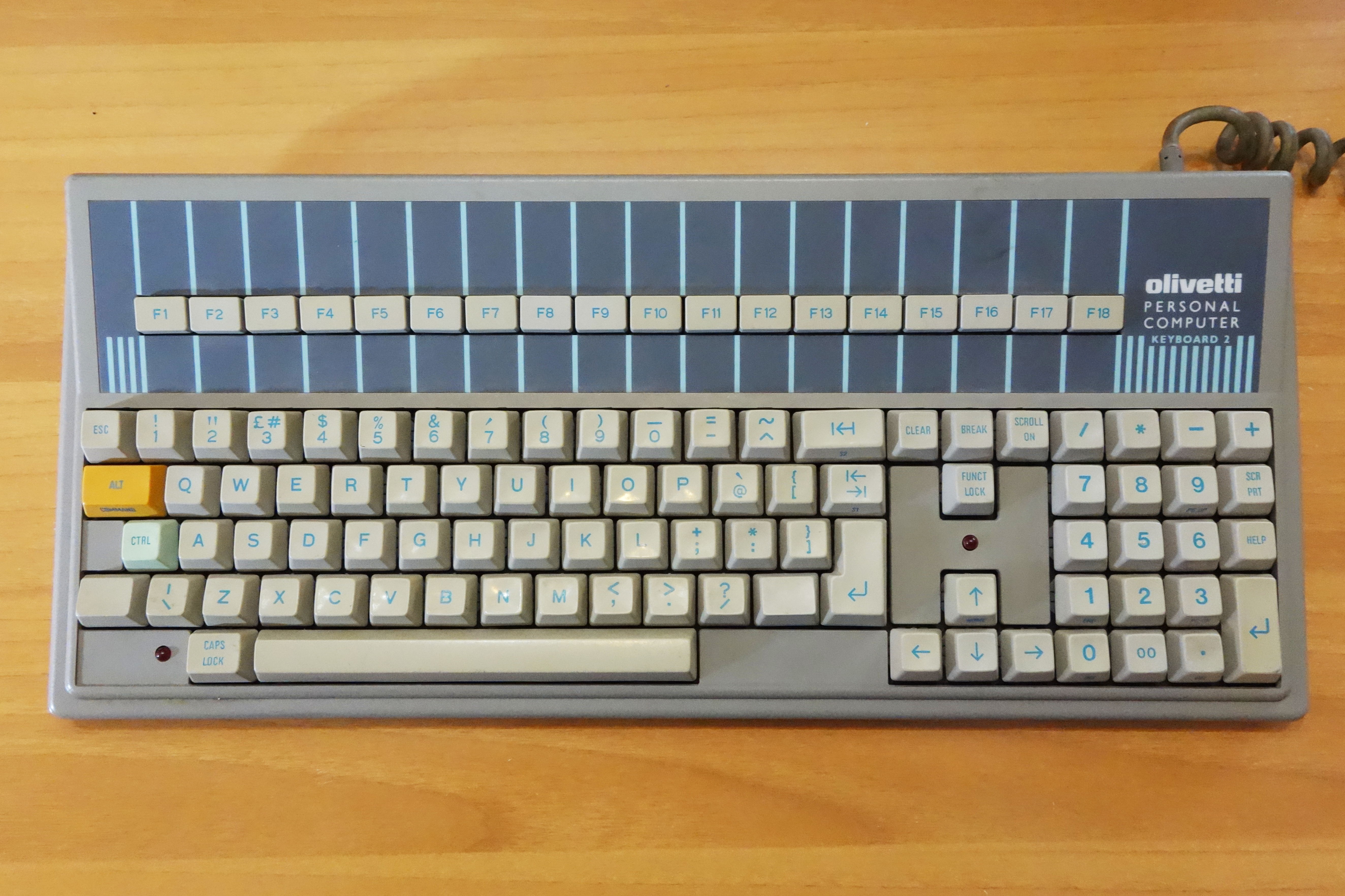 Olivetti Personal Computer Keyboard 2 (high res!) deskthority