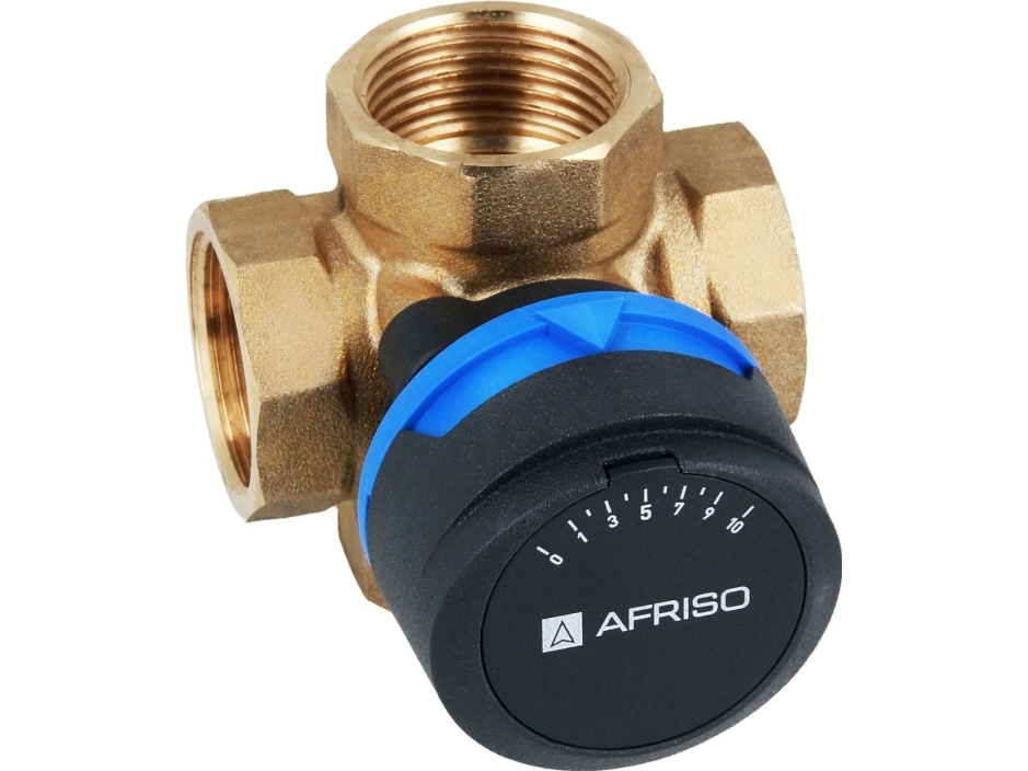 Afriso 4way rotary mixing valve ARV 484 ProClick, DN25, Rp1 ", Kvs