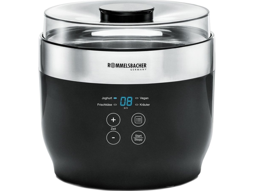Rommelsbacher JG 80 "Jona" yoghurt and cheese maker (black/stainless steel)