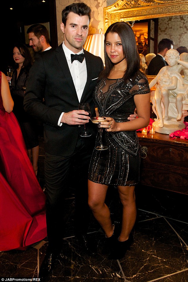 Steve Jones with wife Phylicia at annual Gift Global Gala 2014 Daily(022)