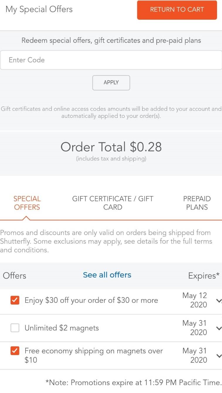 Shutterfly Free Calendar Promo Code Marsh Mello
