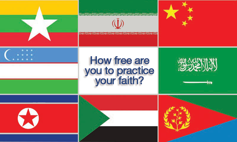 Freedom Of Religion Events 2023 Worst countries for religious freedom World