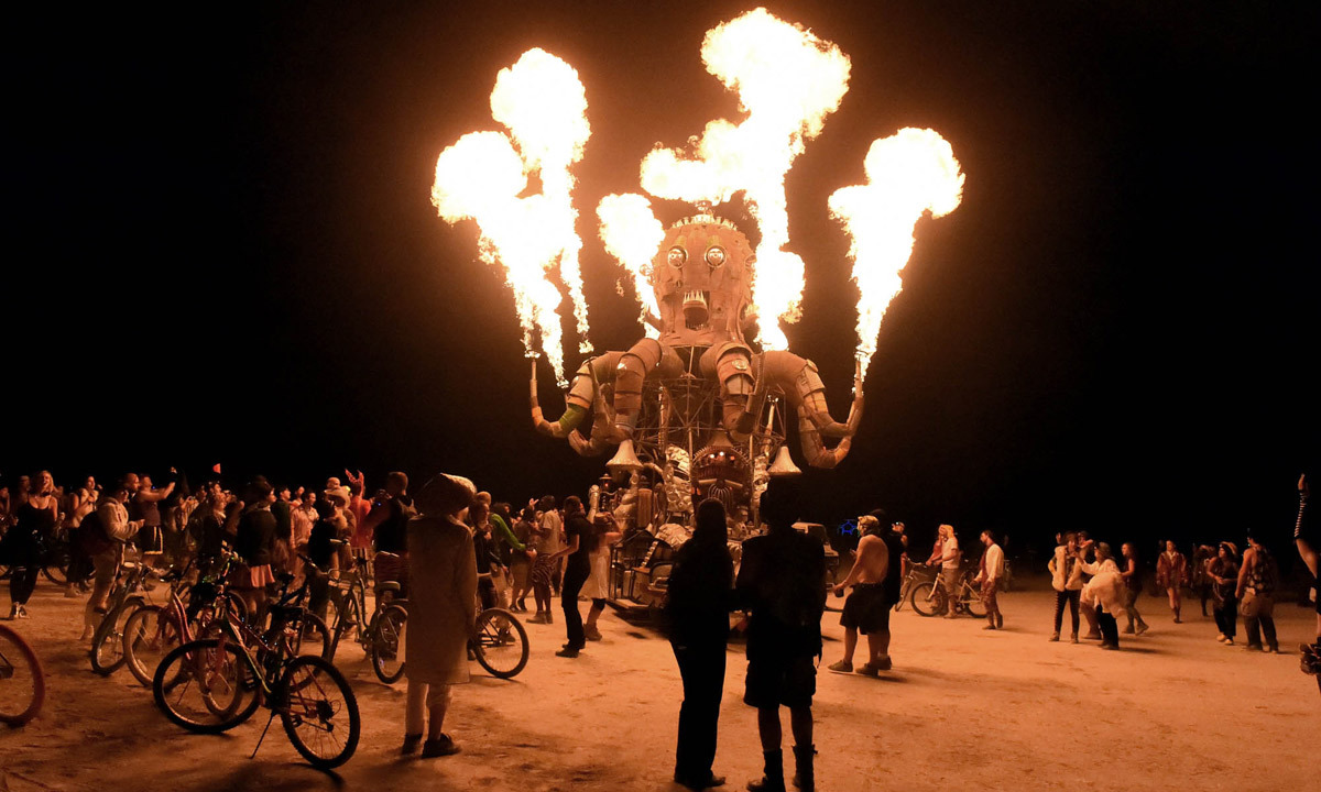 Burning Man lights up the Nevada desert World