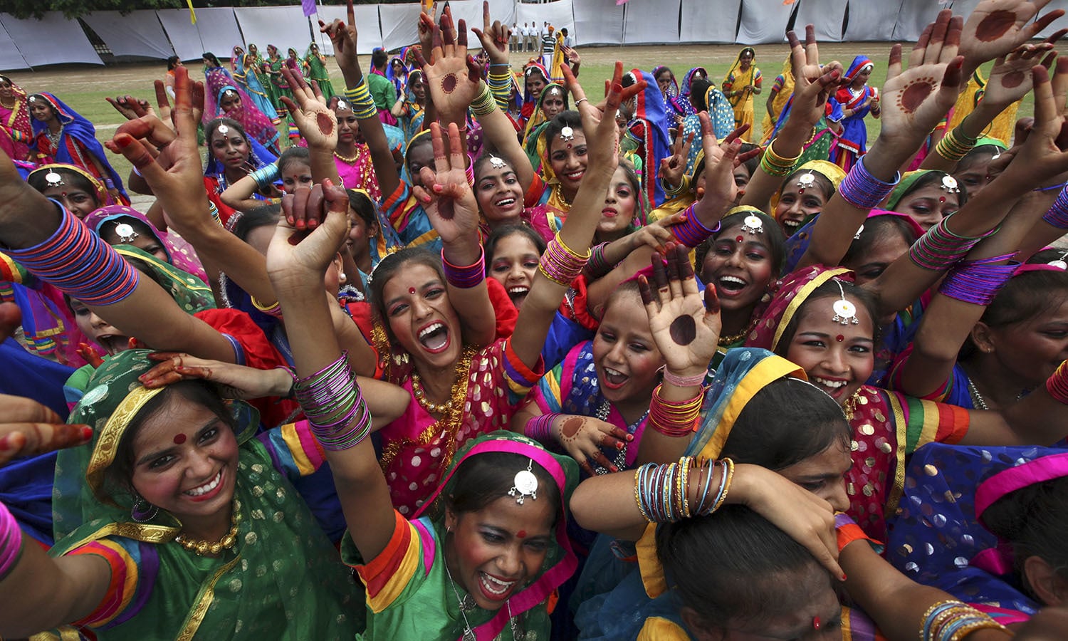 In pictures India's 68th birthday celebrations World