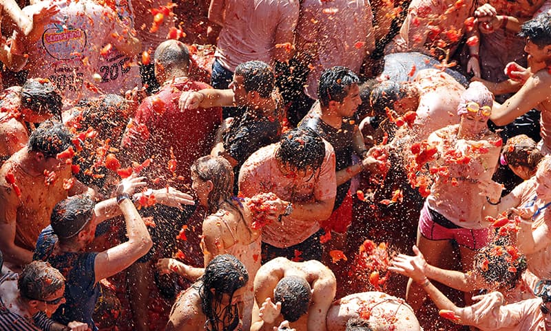 bunol tomato festival 2023 date and time La Tomatina The day Spain turns red World