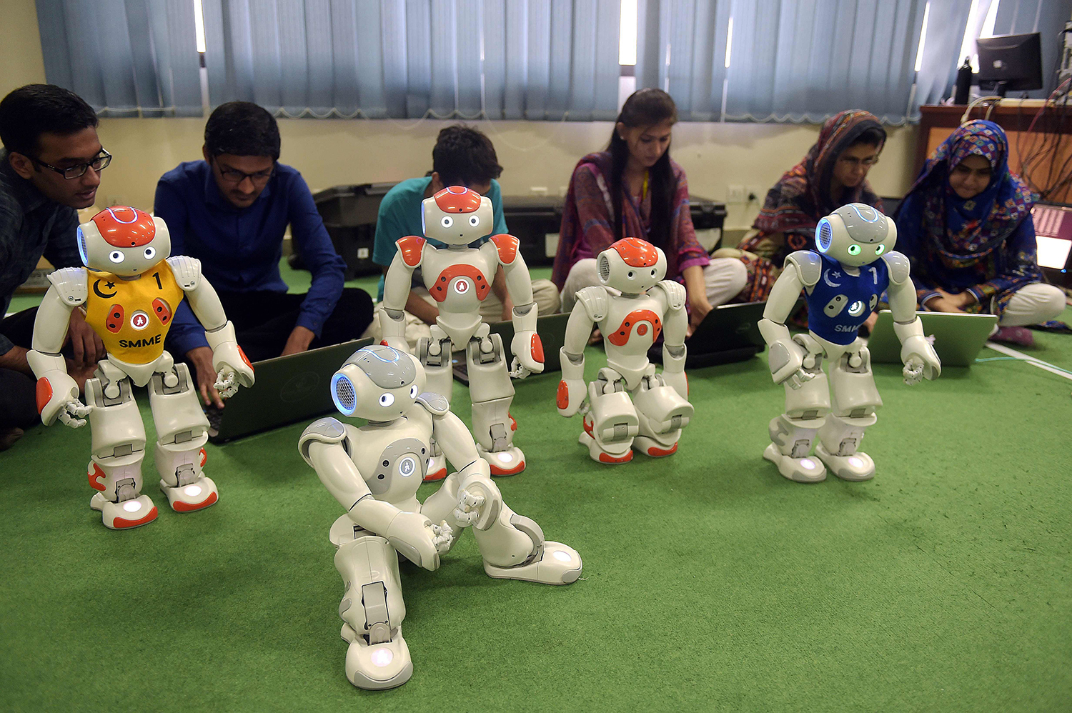 Rise of the machines Pakistani roboteers hunt global football glory