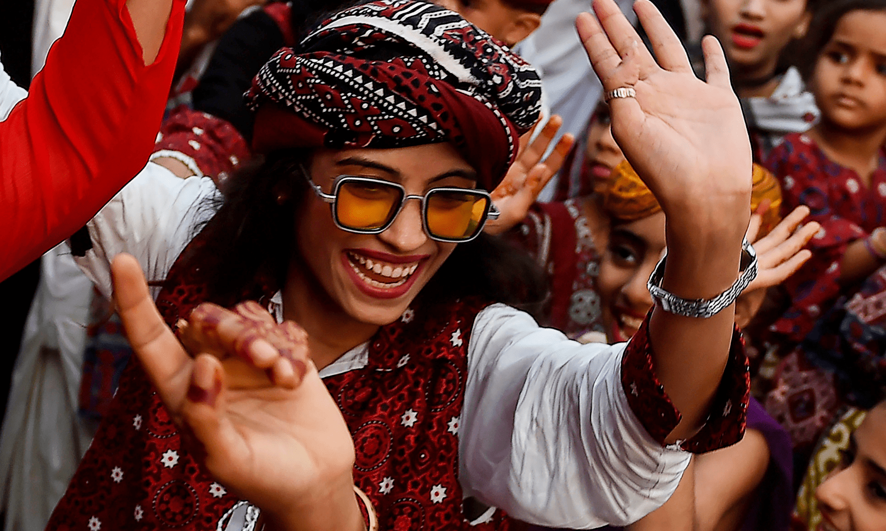 In pictures Jubilant crowds gather across Sindh to celebrate Culture