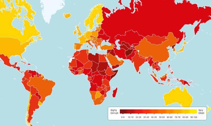 China’s Ranking in 2021 Corruption Perception Index