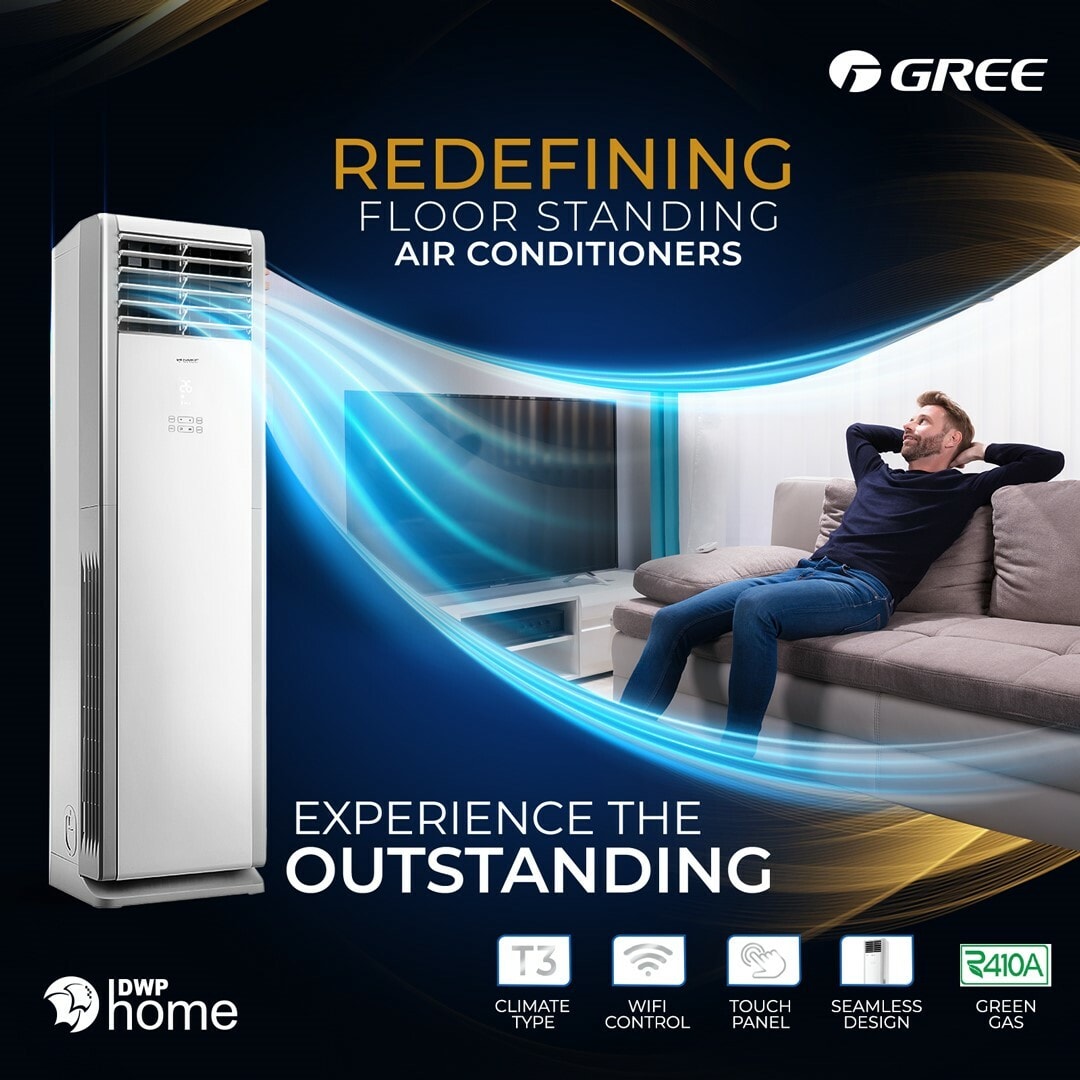 Gree is redefining the floorstanding AC experience in Pakistan with new TFresh range. Here's