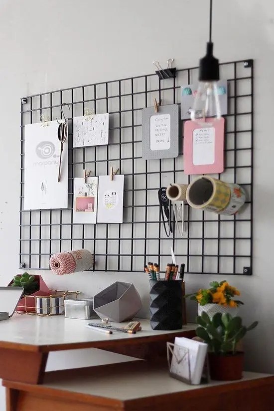 43 Cool Wall Grid Decor And Storage Ideas DigsDigs