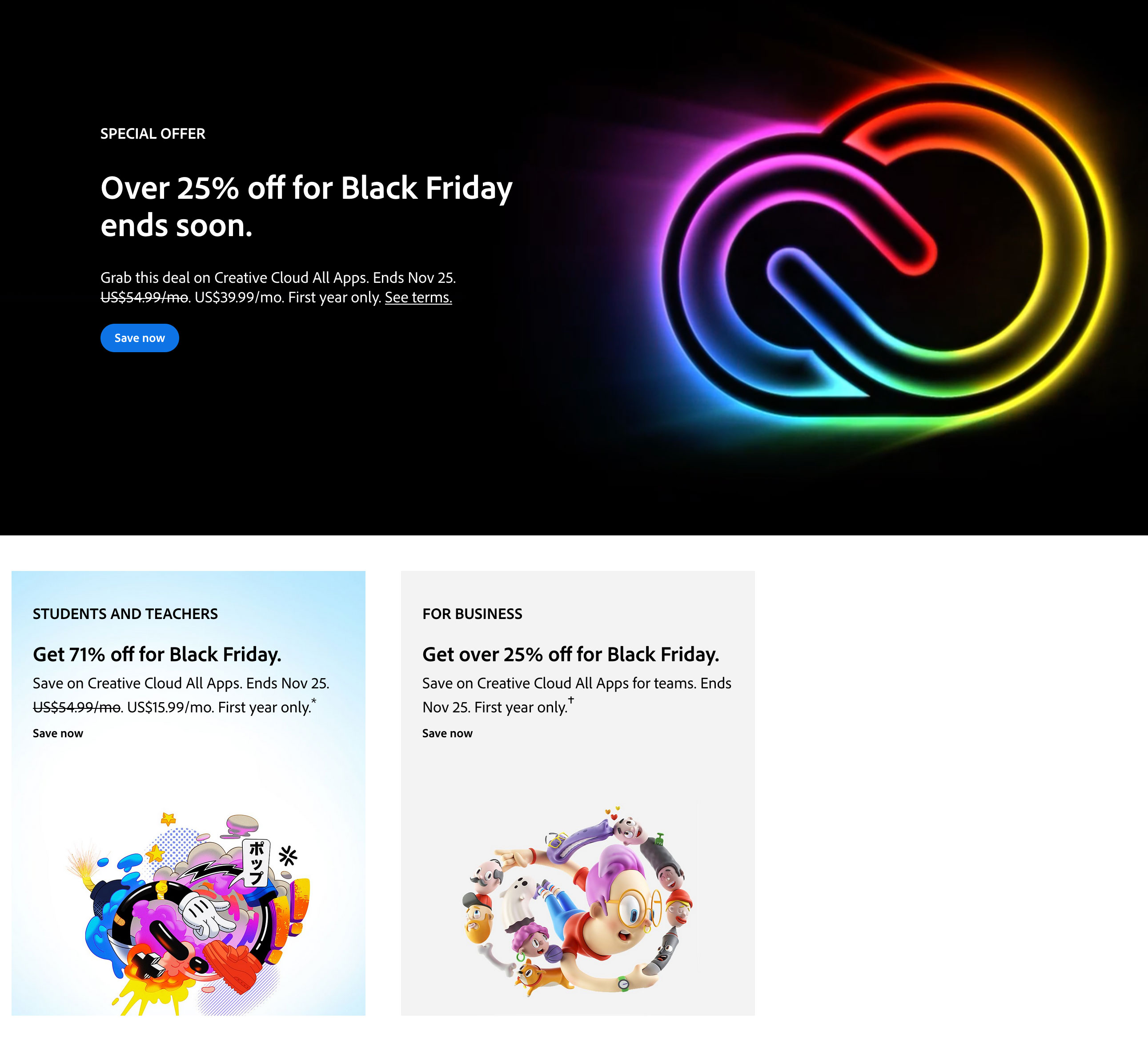 Adobe Black Friday 2022 Ad