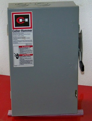 EATON DG322UGB 60 AMP 240 VOLT 3 POLE NEMA 1 DISCONNECT