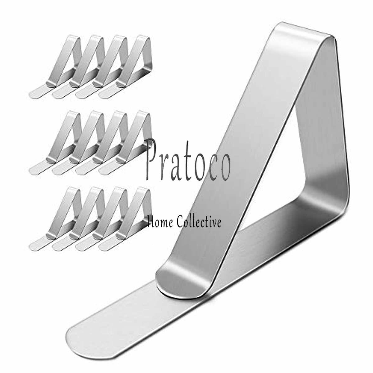 Tablecloth Clips Picnic Table Clips Table Holders, 12PCS Stainless