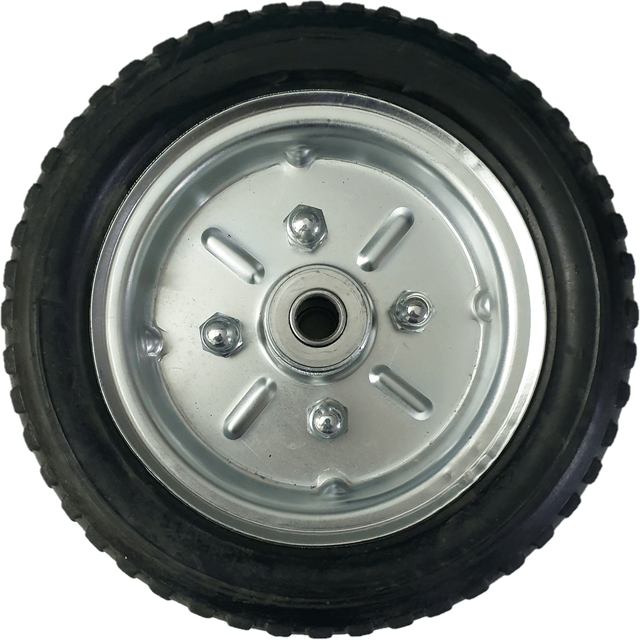 ARK 10'' REPLACEMENT JOCKEY WHEEL SOLID RUBBER STEEL RIM Caravan & Campervan Accessories