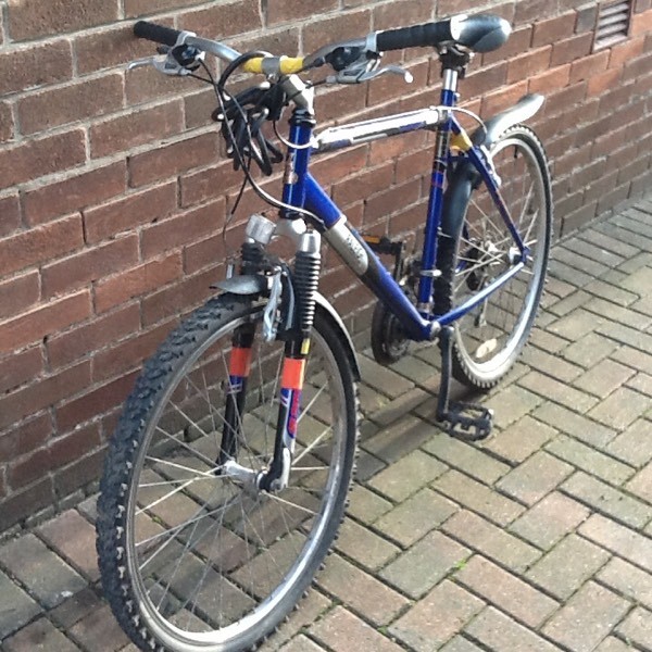 Raleigh mountain bike front suspension type in Sheffield, South