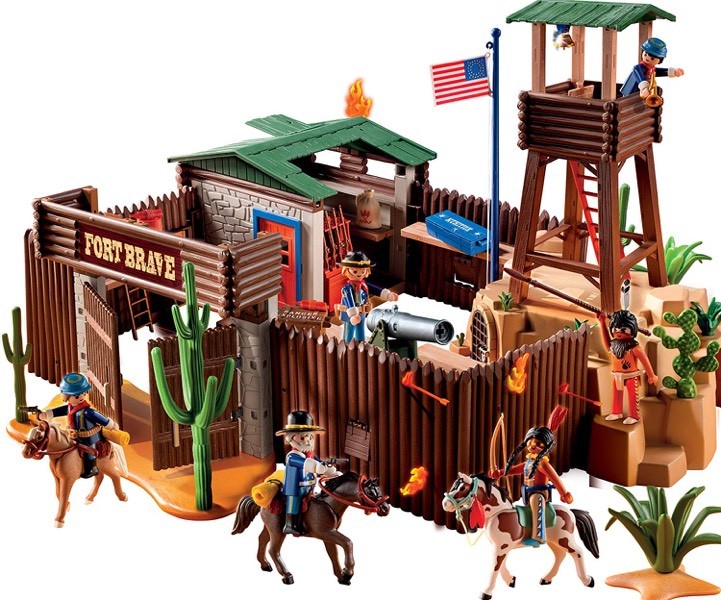 Playmobil Western Fort Brave & Outlaw Hideout in Bearsden, Glasgow