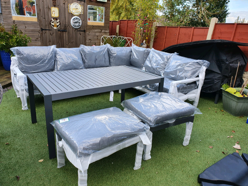 Garden furniture corner set grey brand new in Sandwell, West Midlands