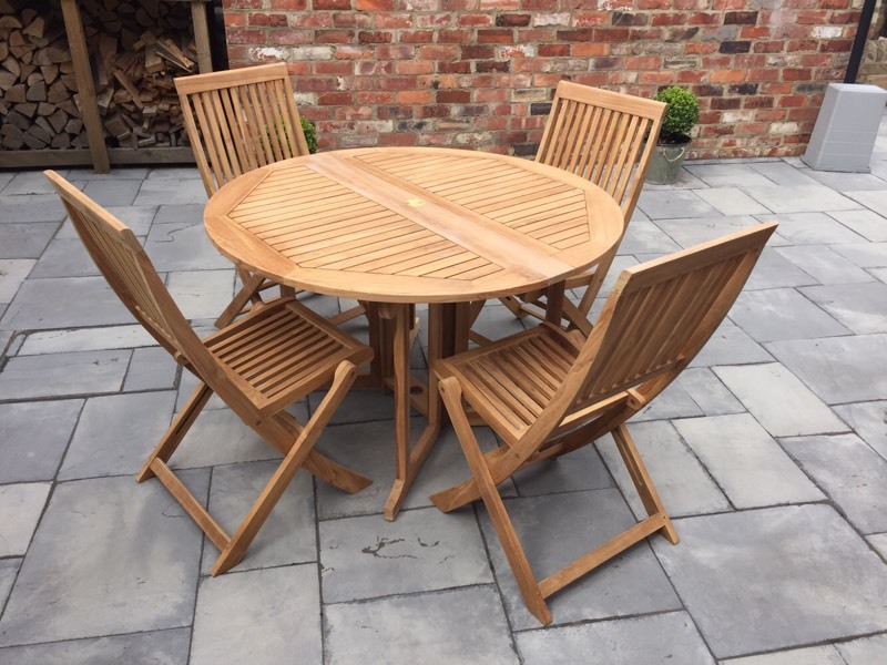 Outdoor Chairs And Tables For Sale Garden table and chairs (wooden, teak, bistro, set, B&Q, patio) in