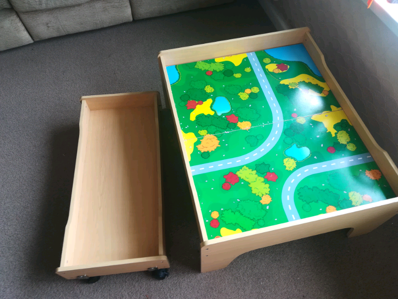 Kids play table With storage Road map x in Poole, Dorset Gumtree