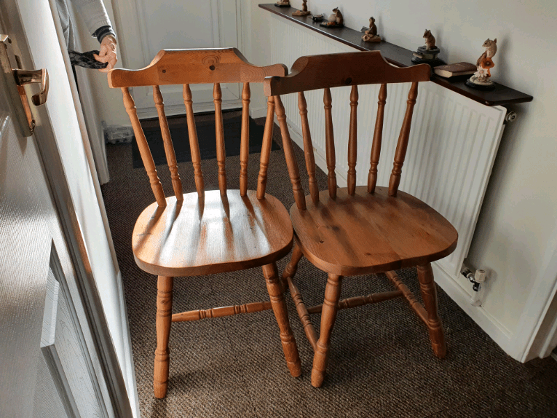 Solid kitchen Pine Chairs in Grove, Oxfordshire Gumtree