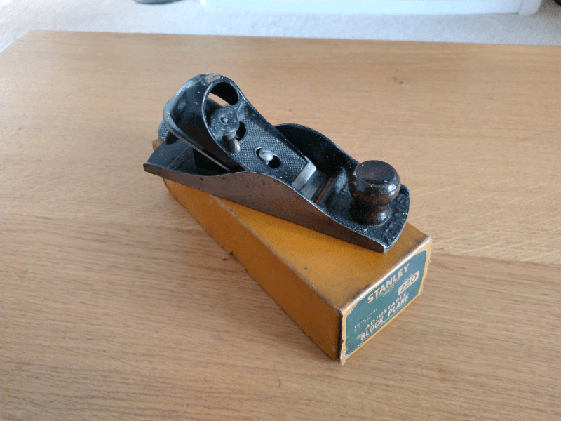 Stanley 220 block plane, vintage. Boxed in Leicester, Leicestershire