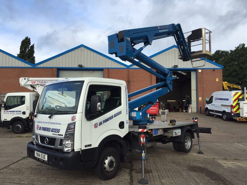 Gemini truck mounted cherry picker boom lift in Wollaton