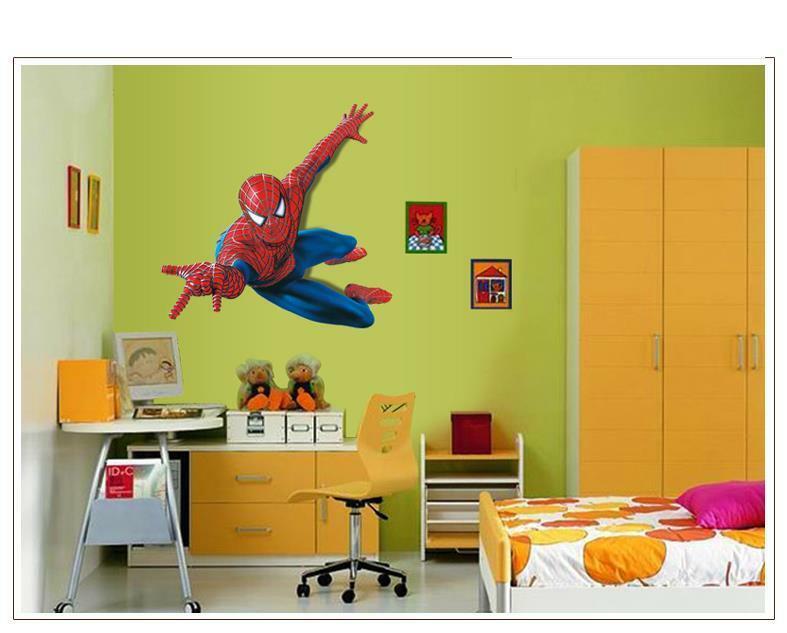 Wandtattoo Spiderman Wandaufkleber XXL Kinderzimmer Superheld Deko