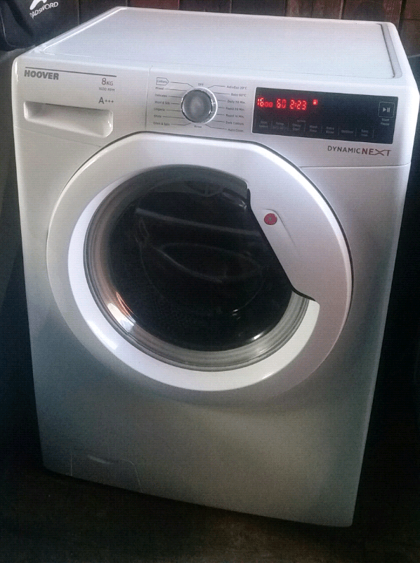 HOOVER DYNAMIC NEXT A+++ 1600 SPIN 8KG WASHING MACHINE in Dewsbury