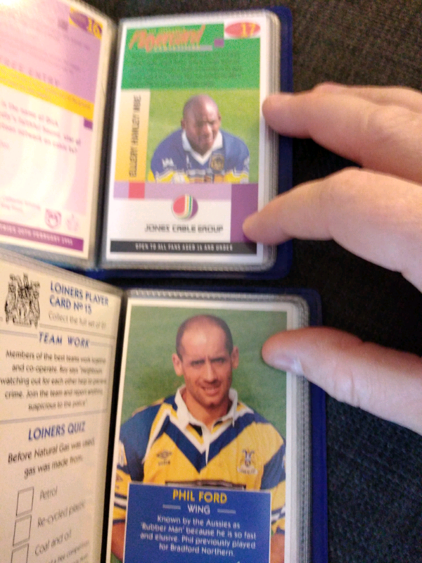 Leeds Rugby league football club collector cards in Leeds City Centre