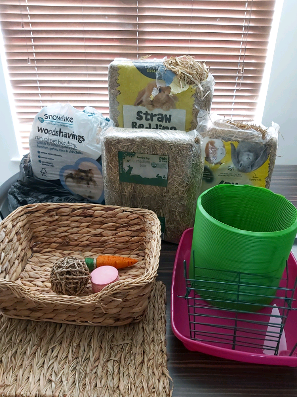 Rabbit bedding, hay, accessories in Newtownabbey, County