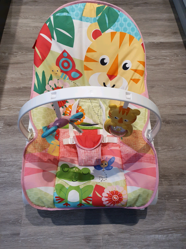 Fisher Price vibrating baby bouncer chair in Bramhope, West Yorkshire